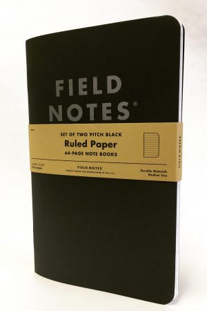Field Notes Pitch Black Notebook